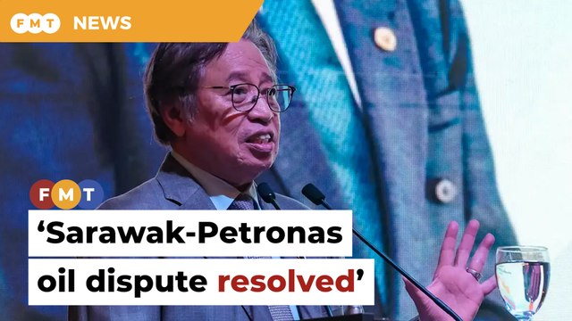Sarawak-Petronas oil dispute resolved, says Abang Johari