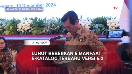 Depan Prabowo, Luhut Beberkan 5 Manfaat e-Katalog Terbaru