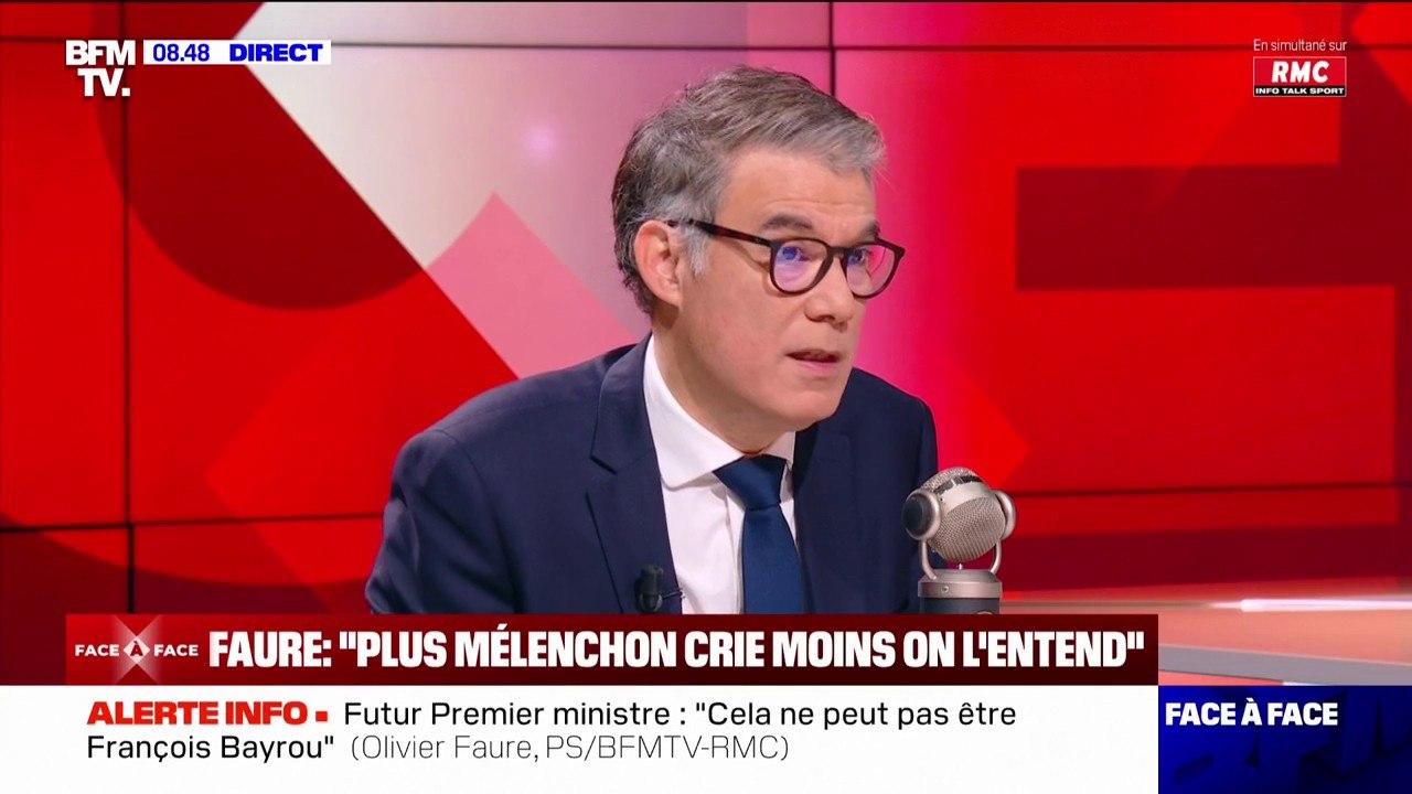 Olivier Faure au sujet du NFP: "Je ne cherche pas une rupture (...) Quand je vois qu'il faut avancer, j'avance"