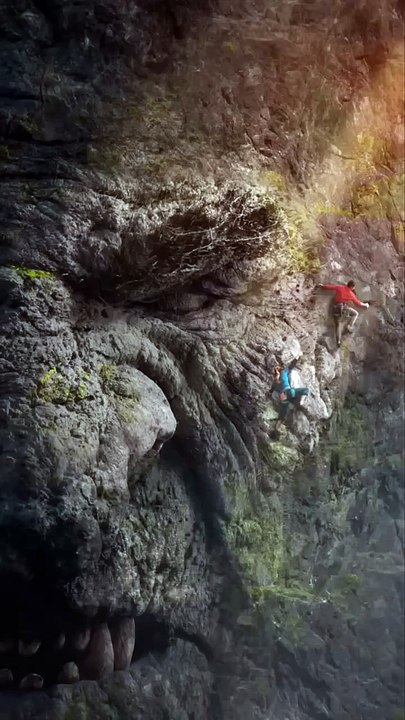 mountains are moving. the norwegian adventure film Troll is coming december 1! 🔥#premiere #shorts