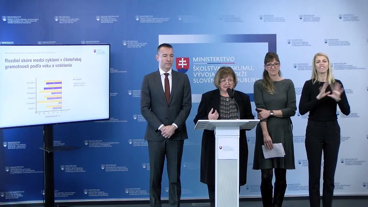 ZÁZNAM: Dospelí Slováci výrazne zaostávajú v čitateľskej gramotnosti
