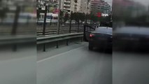 Görüntüler Bursa'dan... Trafikte baltalı yol verme kavgası!