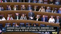 Aagesen calla sobre las ayudas del Gobierno a su familia y dice al PP que evitará el 