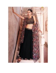 Stylish Black Lehengas - Best Designs, Colors, Embroidery for Special Events
