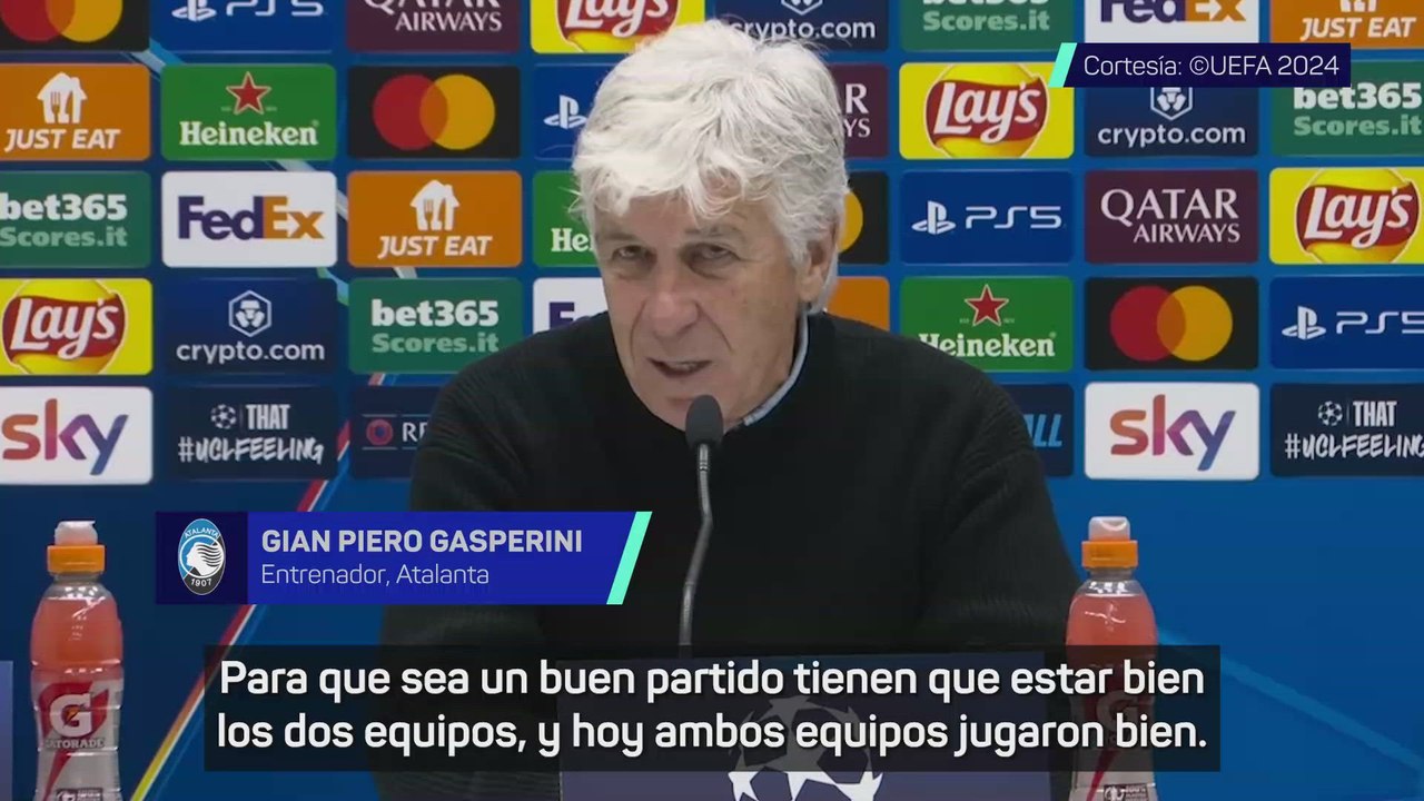 Gasperini, tras el partidazo en Bérgamo: "Atalanta y Real Madrid han honrado al fútbol"