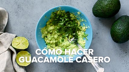 Cómo hacer guacamole casero