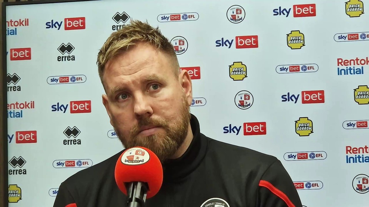 Crawley Town boss Rob Elliot looks ahead to Peterborough United trip