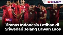 Timnas Indonesia Latihan di Sriwedari Jelang Tantang Laos