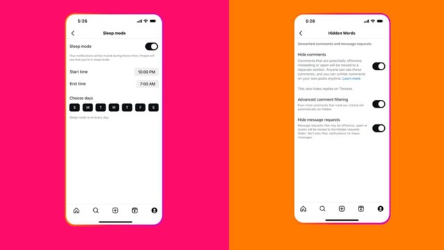 Cuentas de adolescentes en Instagram