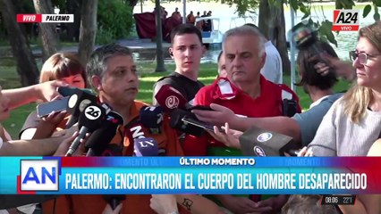 Tragedia en Los Lagos de Palermo: identificaron al hombre que se había metido al agua y murió