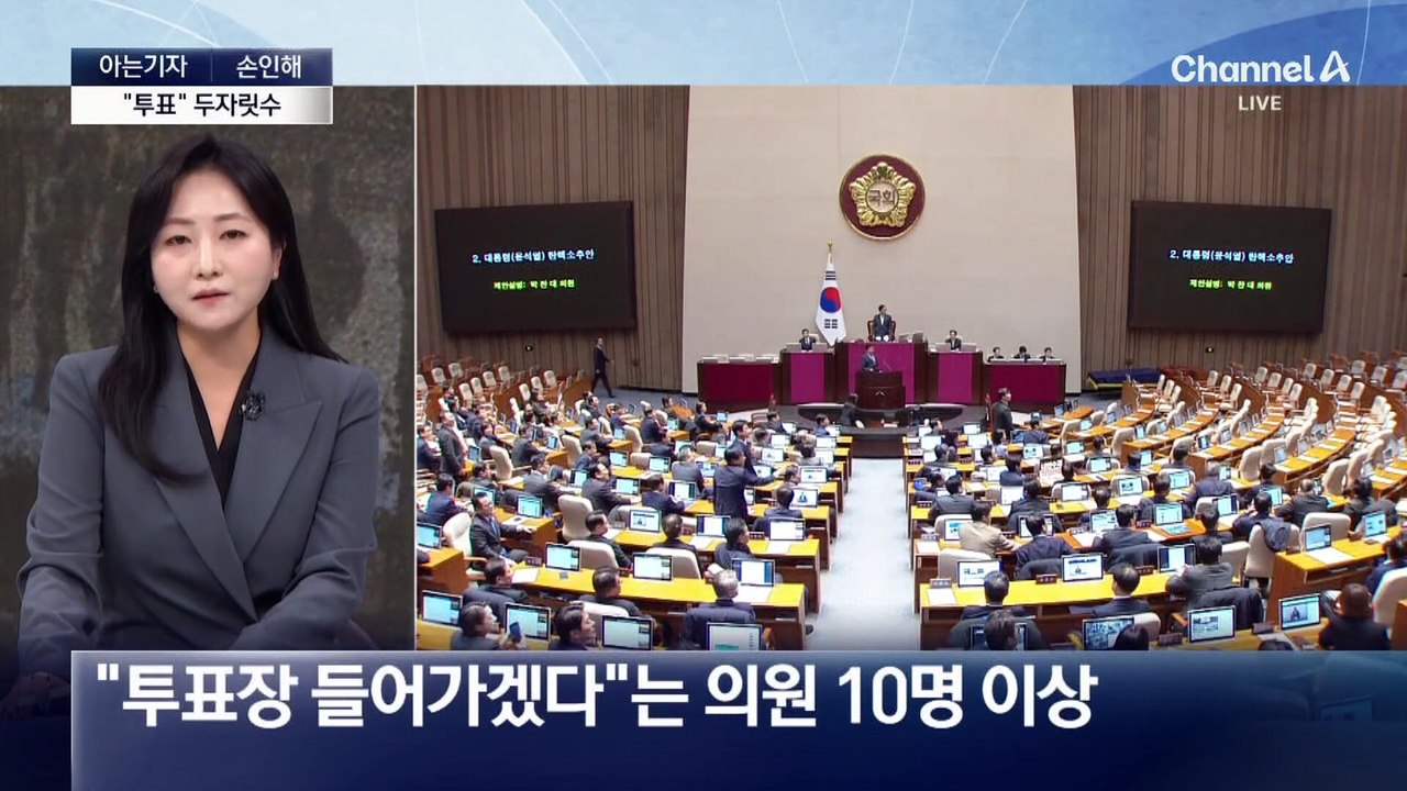 [아는기자]확 달라진 여당 내 탄핵안 기류?