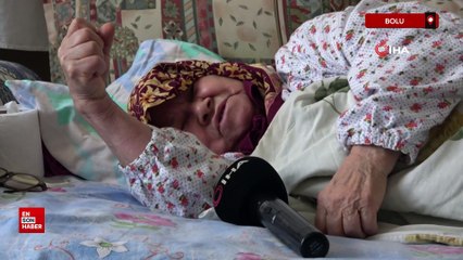 Bolu'da yaşlı kadın kasisten hızlı geçen otobüsün içinde düştü