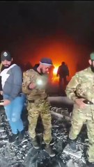 حرق قبر حافظ الأسد