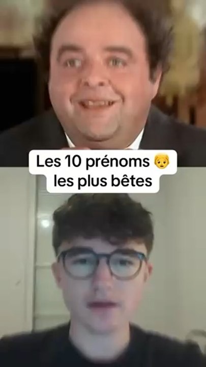 Les 10 prénoms 👦les plus bêtes #prenom #prénom #prenoms #classement