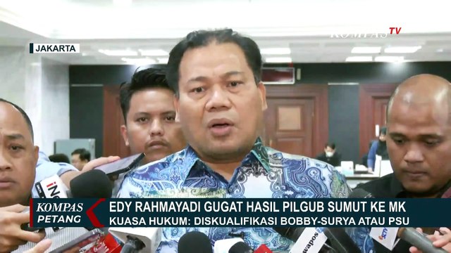 Tim Hukum Edy-Hasan Daftarkan Gugatan Pilgub Sumut, Begini Respons Bobby Nasution