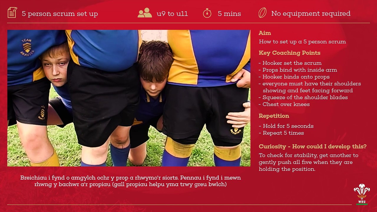 12. Front 5 set up