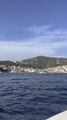 HVAR vue depuis la mer adriatique