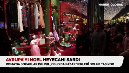 Avrupa'yı noel heyecanı sardı
