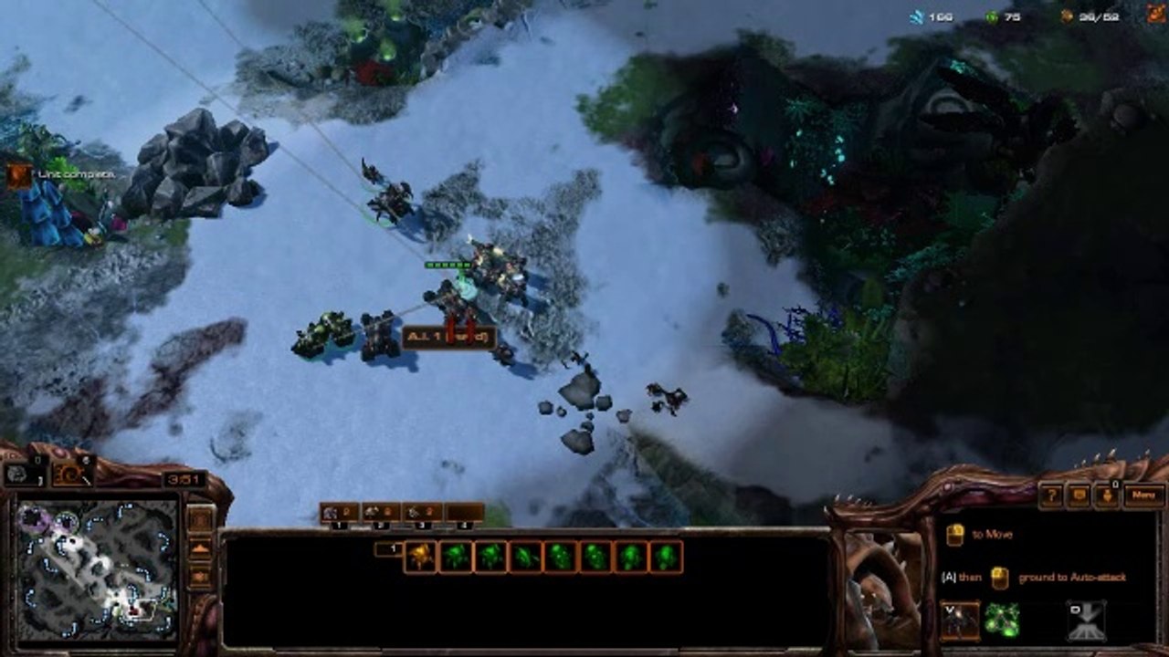[StarCraft 2]No.0315--Great ZERG Player vs Hard A.I, LOSS[2-Base ...