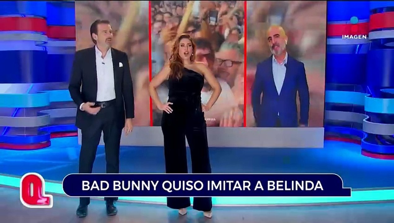 Bad Bunny quiso imitar a Belinda