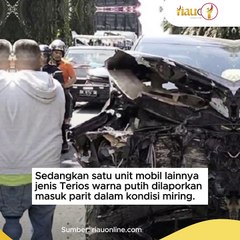 Mobil Pemkab Bengkalis Kecelakaan di Area PT SIR