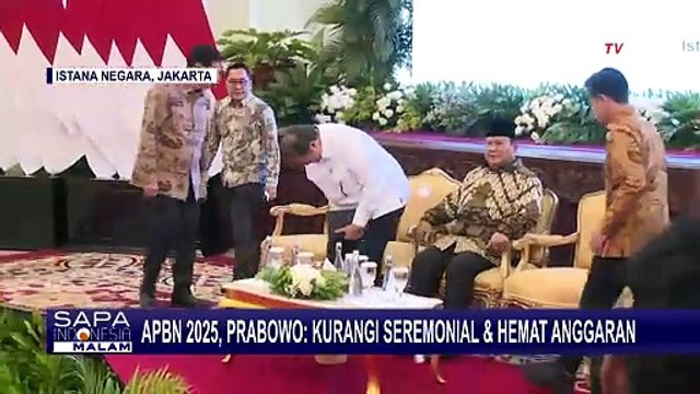 APBN 2025, Prabowo: Kurangi Seremonial dan Hemat Anggaran!