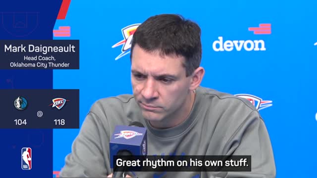 Daigneault singles out Gilgeous-Alexander after OKC win