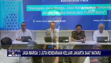 Jasa Marga Prediksi 3 Juta Kendaraan Akan Keluar Jakarta Saat Nataru | SPECIAL NATARU
