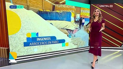 Arroceros se movilizan en Montero con marchas y bloqueo en medio del paro de 24 horas