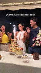 “¿Sola?”: El emotivo mensaje de María René Añez tras festejar su cumpleaños