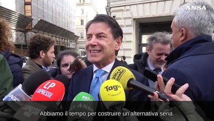 Conte: "Alternativa centrosinistra? Importante e' cosa fare dopo essere arrivati a Chigi"