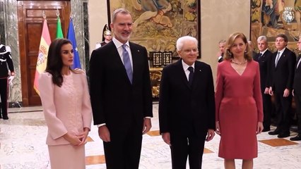 Los Reyes Felipe VI y Letizia arrancan su ruta por Italia