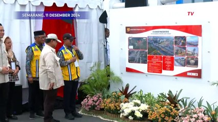 Resmikan Flyover Madukoro, Prabowo Harap Dapat Tumbuhkan Ekonomi Rakyat Jateng