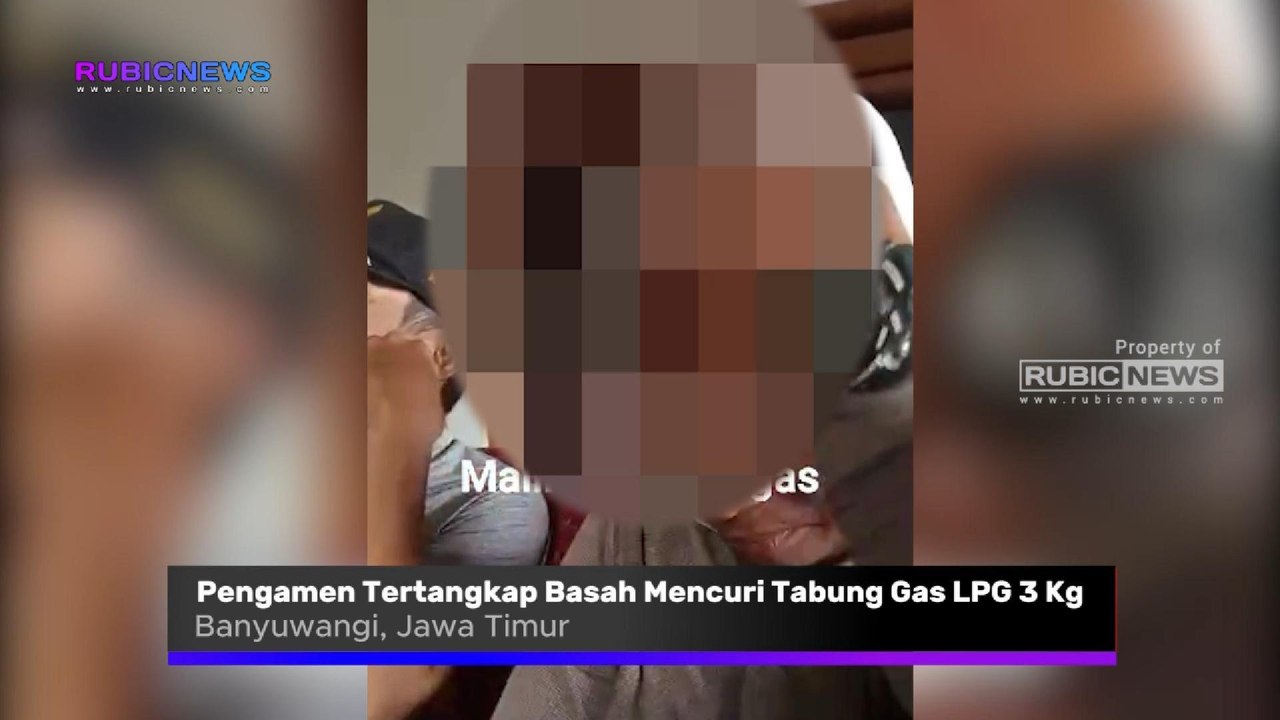 Pengamen Tertangkap Basah Warga Usai Kedapatan Mencuri Tabung Gas LPG 3 Kg di Tegaldlimo Banyuwangi, Ini Alasan Terduga Pelaku