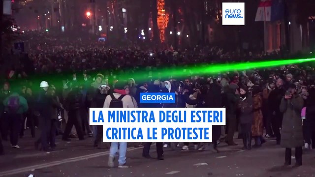 Esclusiva Euronews, la ministra degli Esteri Bochorishvili: In Georgia proteste non pacifiche