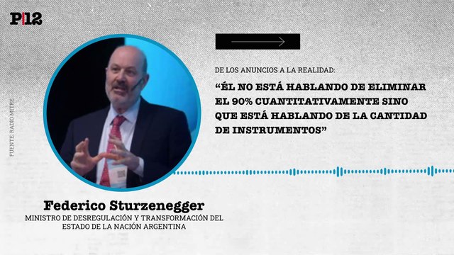 Federico Sturzenegger salió a desdecir la promesa que hizo anoche Javier Milei de bajar el 90% de los impuestos