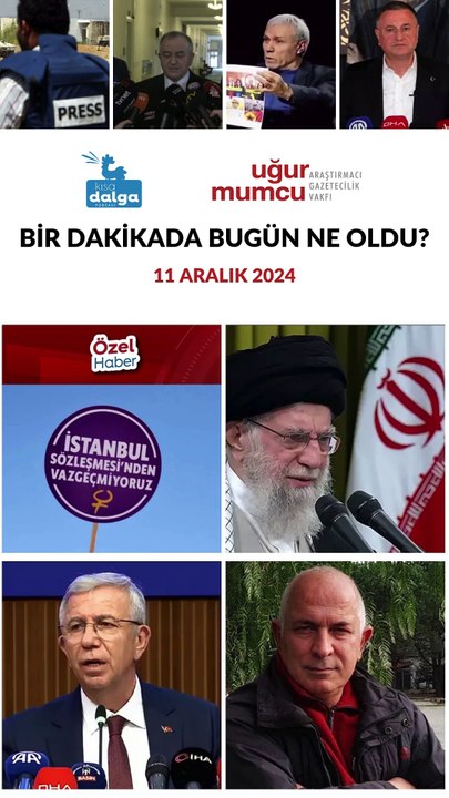 Bir dakikada bugün ne oldu?
