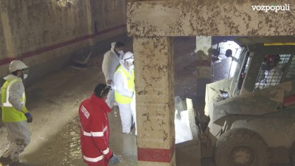 El CSIC prueba la mezcla de arcilla con espesante para la extracción del lodo de los garajes