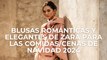 Blusas románticas y elegantes de Zara para las comidas/cenas de Navidad 2024