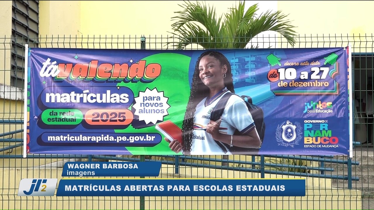 matriculas abertas para escolas estaduais