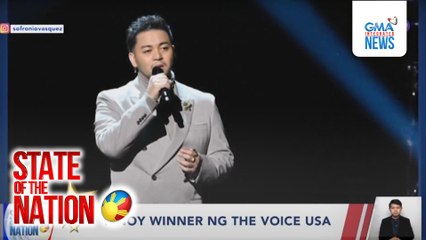 ENTERTAINMENT SPOTLIGHT: Pinoy winner ng The Voice USA | SONA