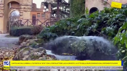 Poste Italiane, alla scoperta di Orvieto con portalettere Luca