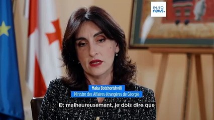 Exclusif : la ministre géorgienne des Affaires étrangères estime que les manifestations en faveur de l'UE ne sont pas "nécessairement pacifiques"