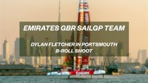 Emirates GBR driver Dylan Fletcher in Portsmouth