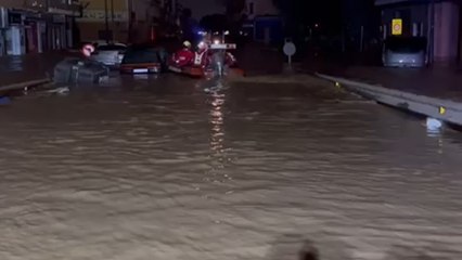 Rescates de los bomberos valencianos en La Torre el pasado 29 de octubre