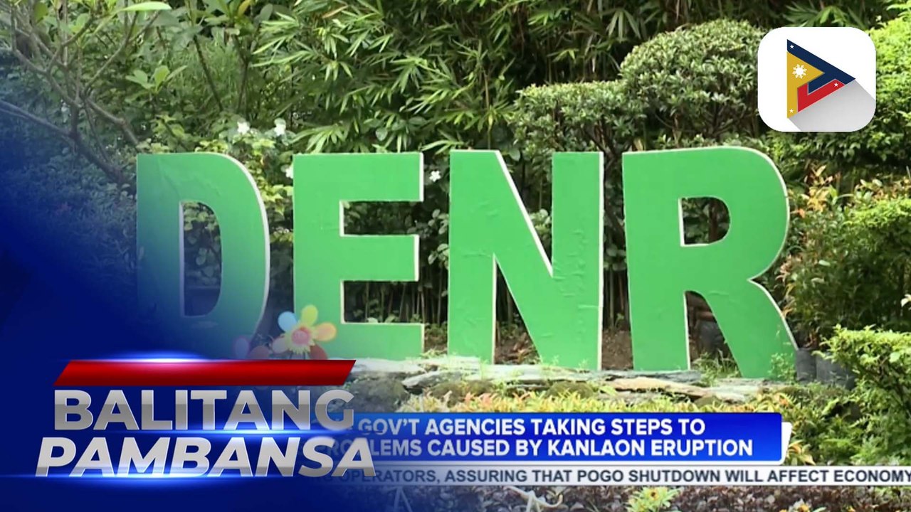 Various gov’t agencies taking steps to address problems caused by Kanlaon eruptionVarious gov’t agencies taking steps to address problems caused by Kanlaon eruption