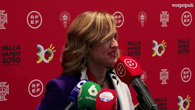 Pilar Alegría cree que España tiene muchas papeletas para acoger la final del Mundial