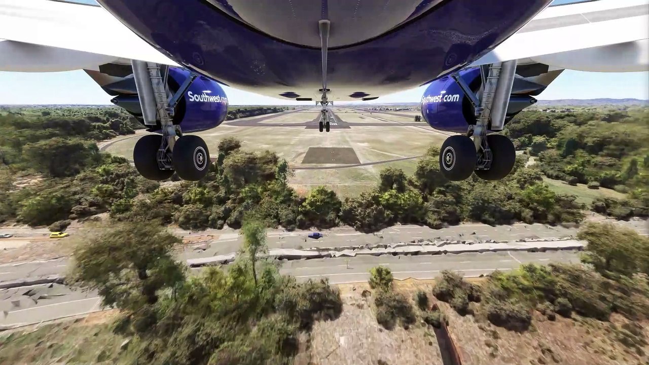 Surreal Landing: Southwest Airlines A320neo at Perth International Airport (PER), Perth, Australia
