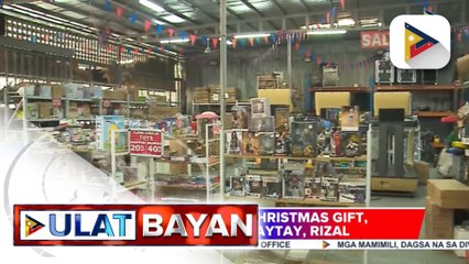 Mga murang Christmas gift, tampok sa Taytay, Rizal