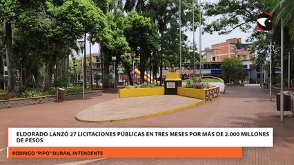 Eldorado lanzó 27 licitaciones públicas en tres meses por más de 2.000 millones de pesos